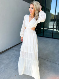 Clara Side Cut Out Maxi Dress