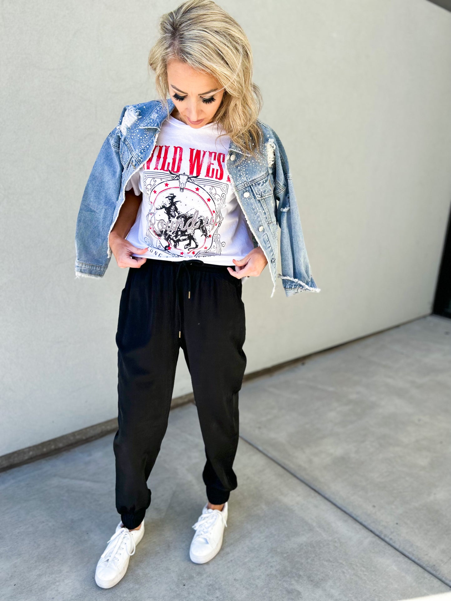 Wild West Round Up Oversized Tee