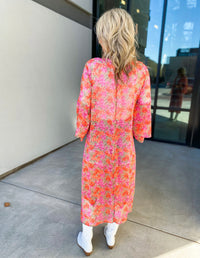 June in Bloom Floral Kimono