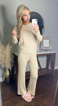 Samantha Ribbed High Waist Pant