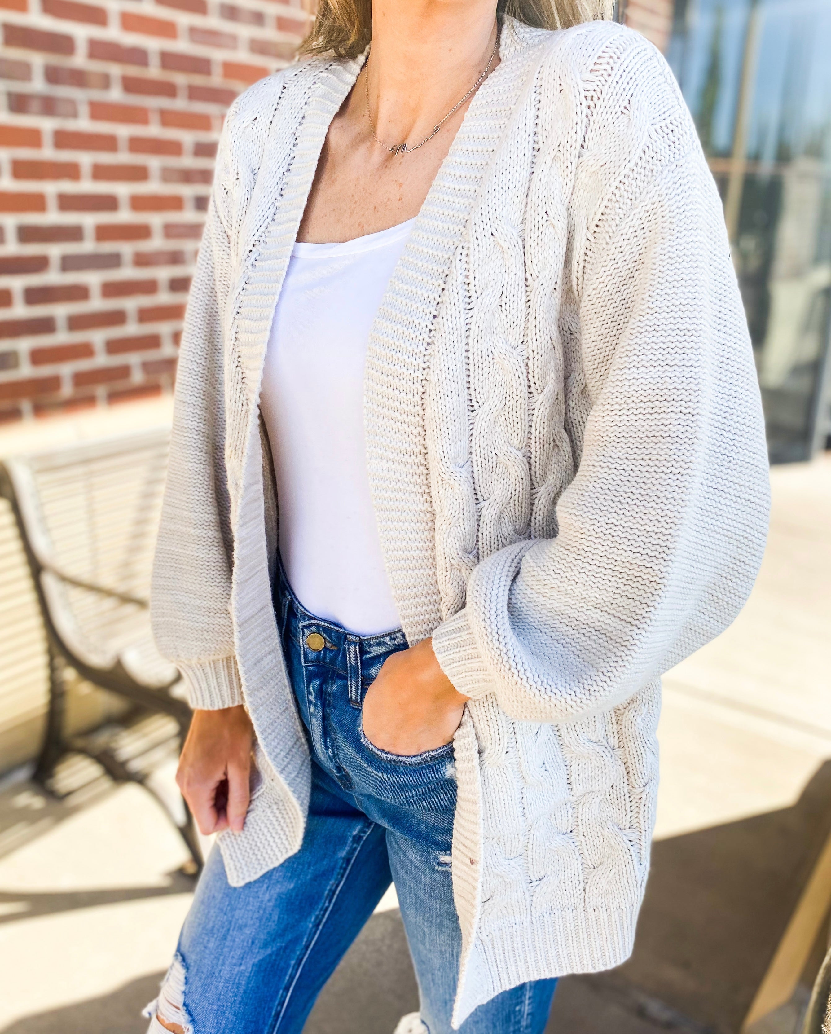 Rochelle Chunky Knit Cardigan – Nova Lee Boutique