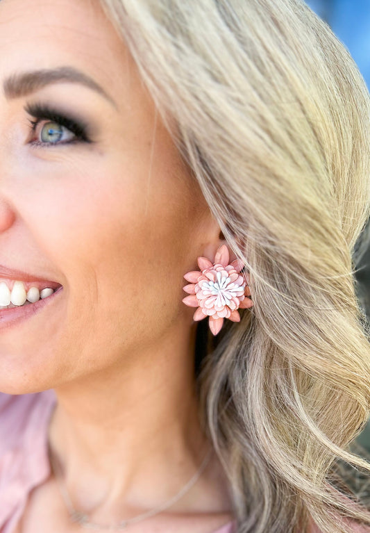 Earthy Flower Earrings