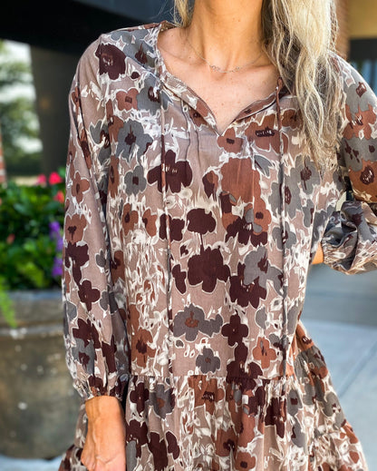 Evelina Tiered Floral Dress