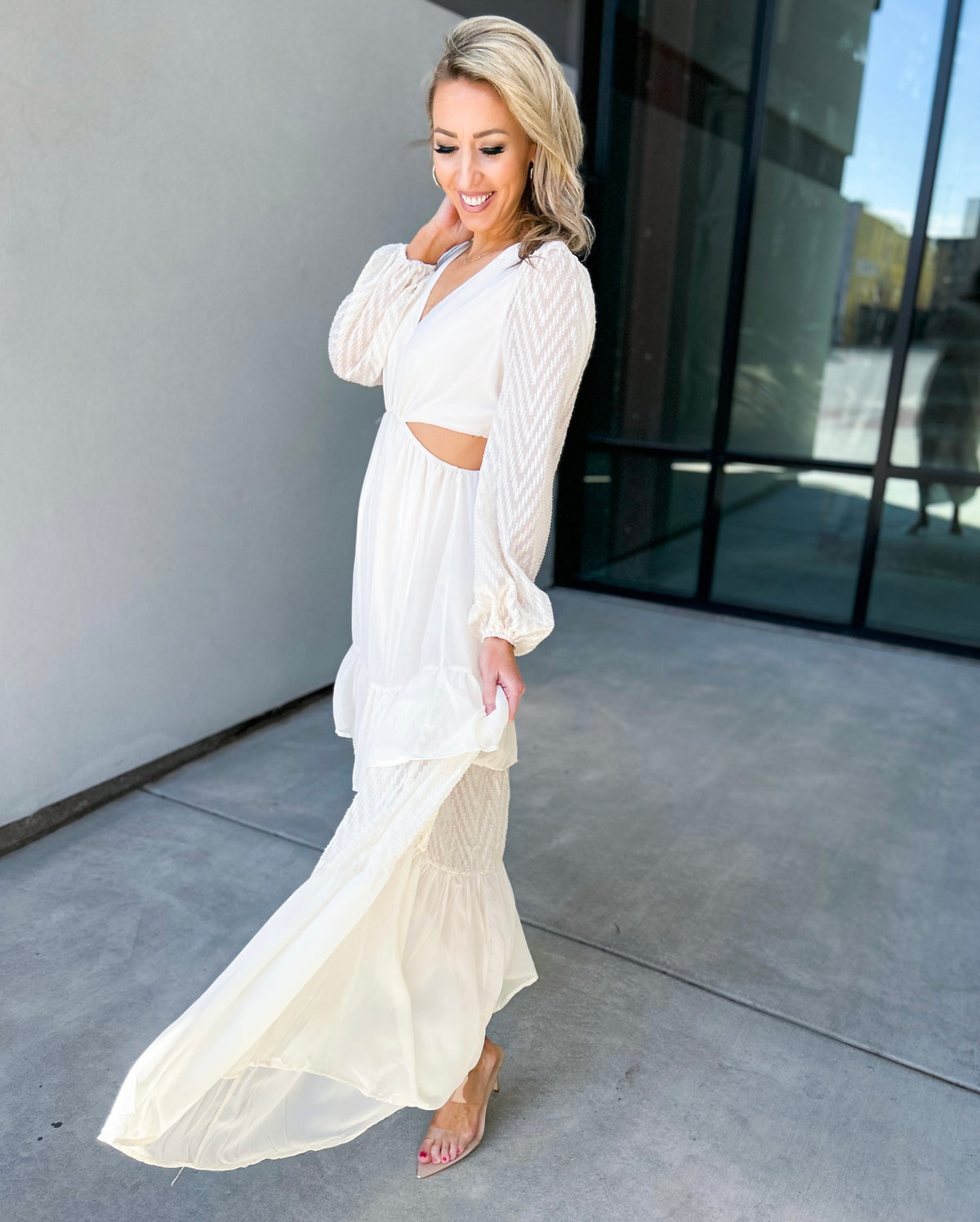 Clara Side Cut Out Maxi Dress