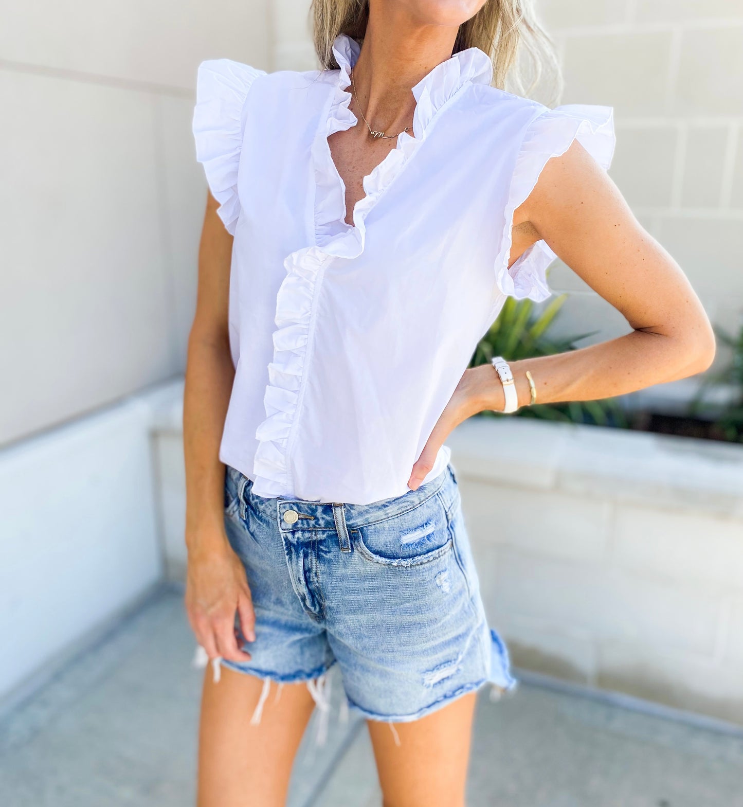 Mirabelle Ruffle Top