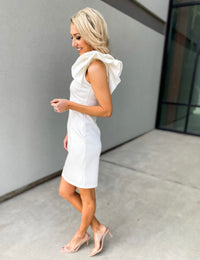 Jolene One Shoulder Ruffle Dress