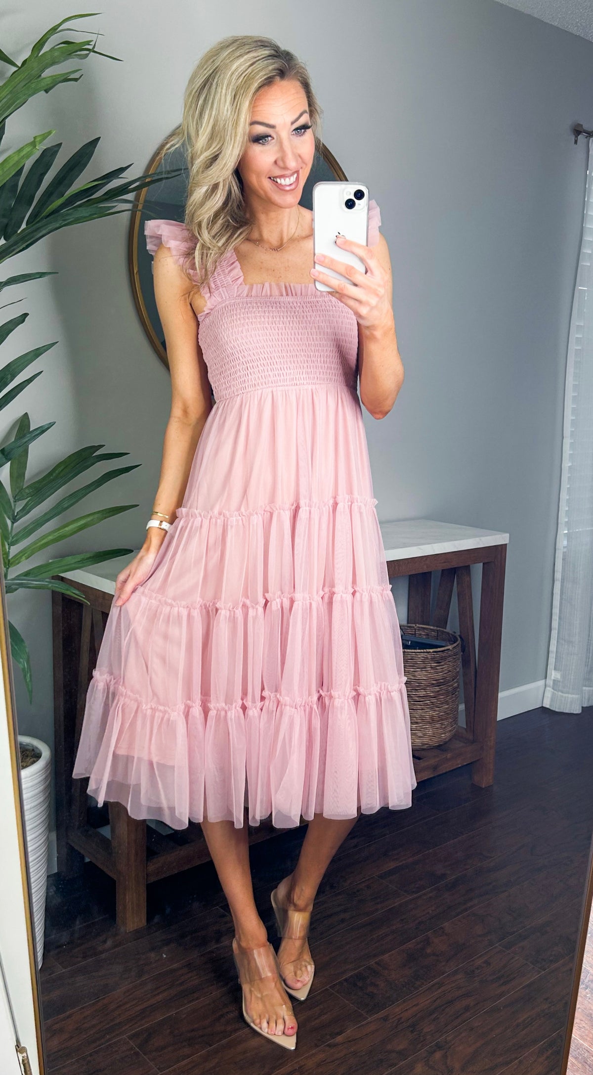 Heart Throb Tulle Midi Dress