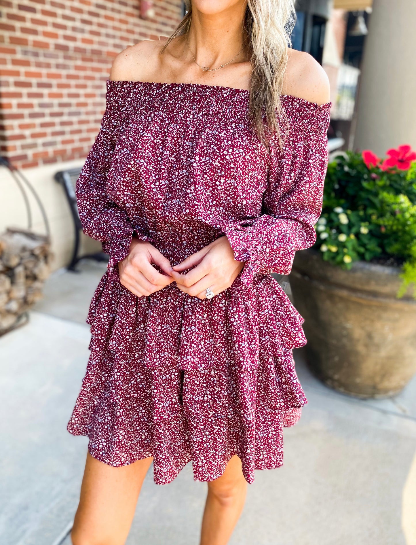 Rowan Off the shoulder Dress