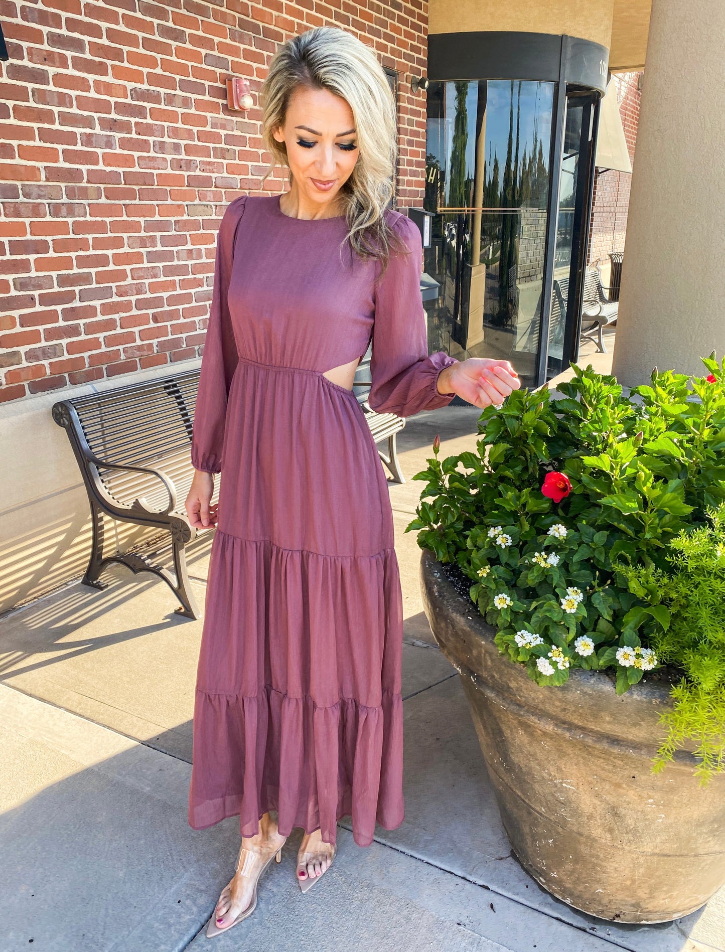 Tina Cut Out Maxi Dress