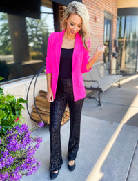 Jaylynn Sequin Flare Pants