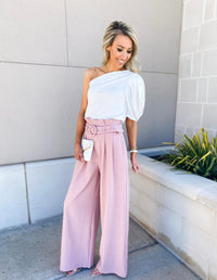 Alyssa Draped One Shoulder Top