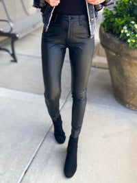 KANCAN Gemma High Rise Super Skinny Faux Leather Pants